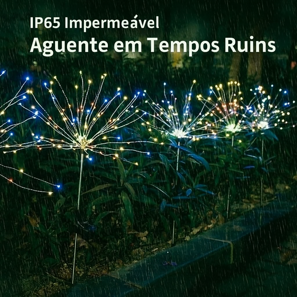 Lâmpada solar à prova d'água