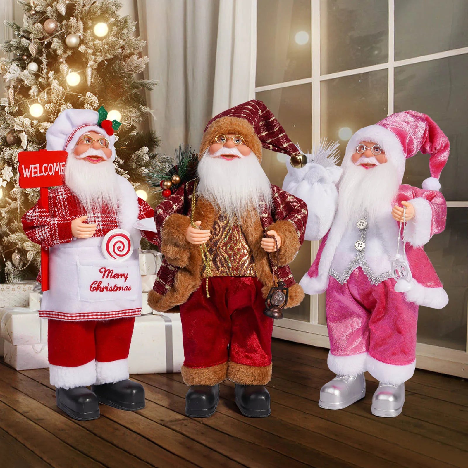 Enfeite Papai Noel de Árvore