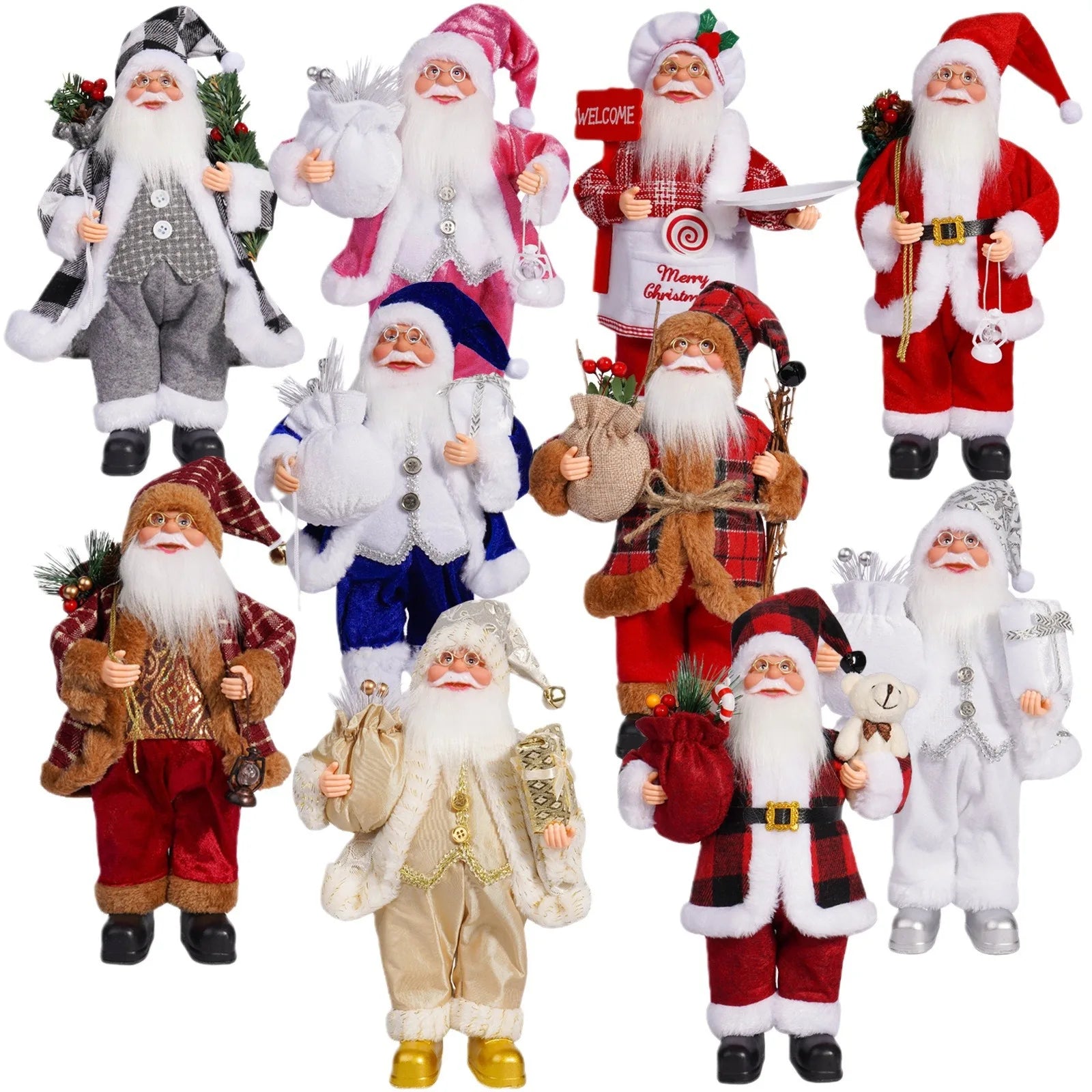 Enfeite Papai Noel de Árvore
