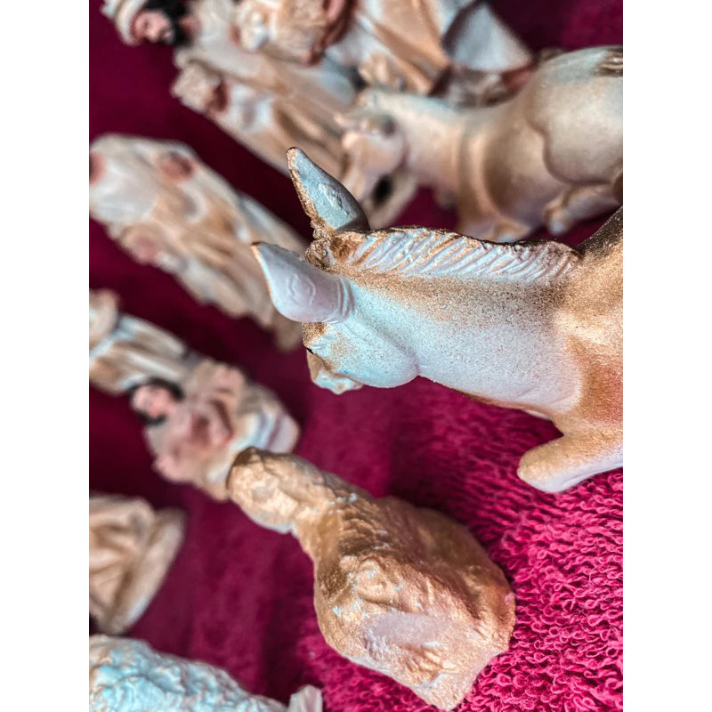 Presépio de Natal 15 peças 18cm com Resina