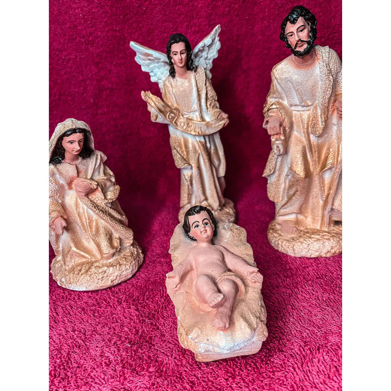 Presépio de Natal 15 peças 18cm com Resina