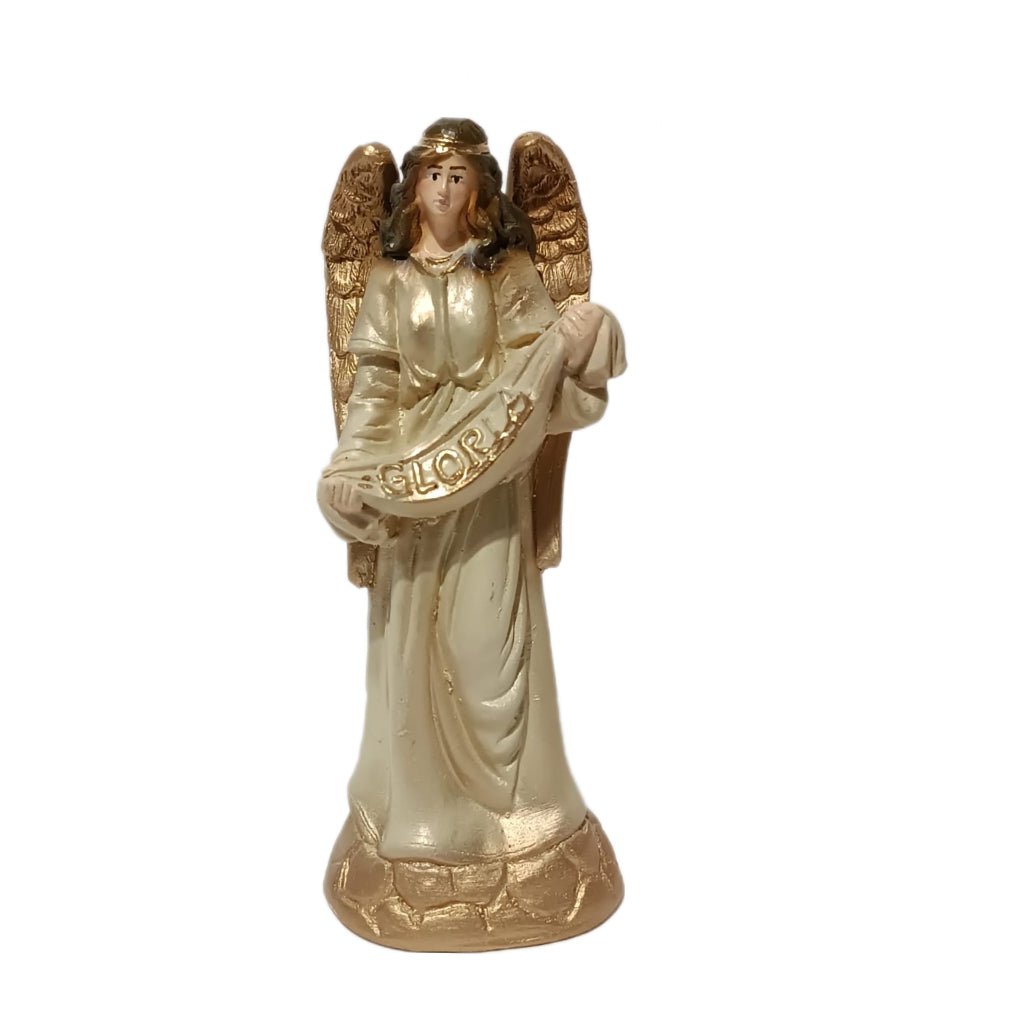 Presépio de Natal Completo 15cm Em Gesso Premium