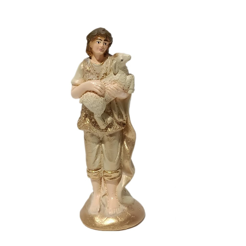 Presépio de Natal Completo 15cm Em Gesso Premium