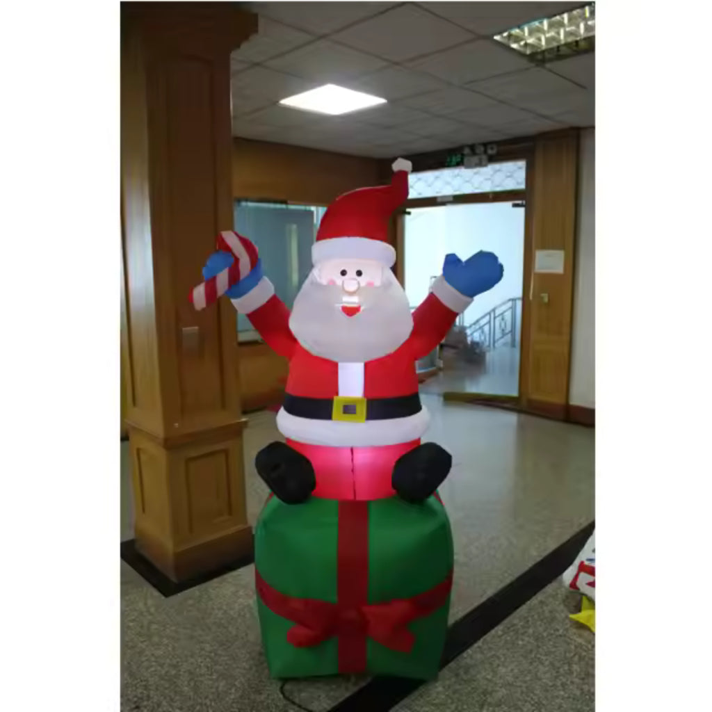 Papai Noel Inflável Sentado 1,90m