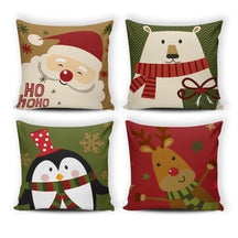 04 Capas de Almofadas Feliz Natal
