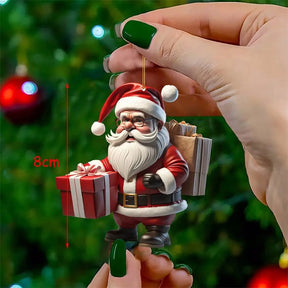 Mini Papai Noel Decoração de Árvore