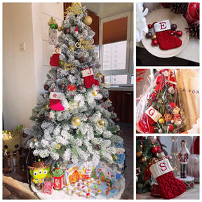 Meias Decorativas de Natal Personalizadas A-Z