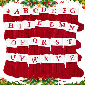 Meias Decorativas de Natal Personalizadas A-Z