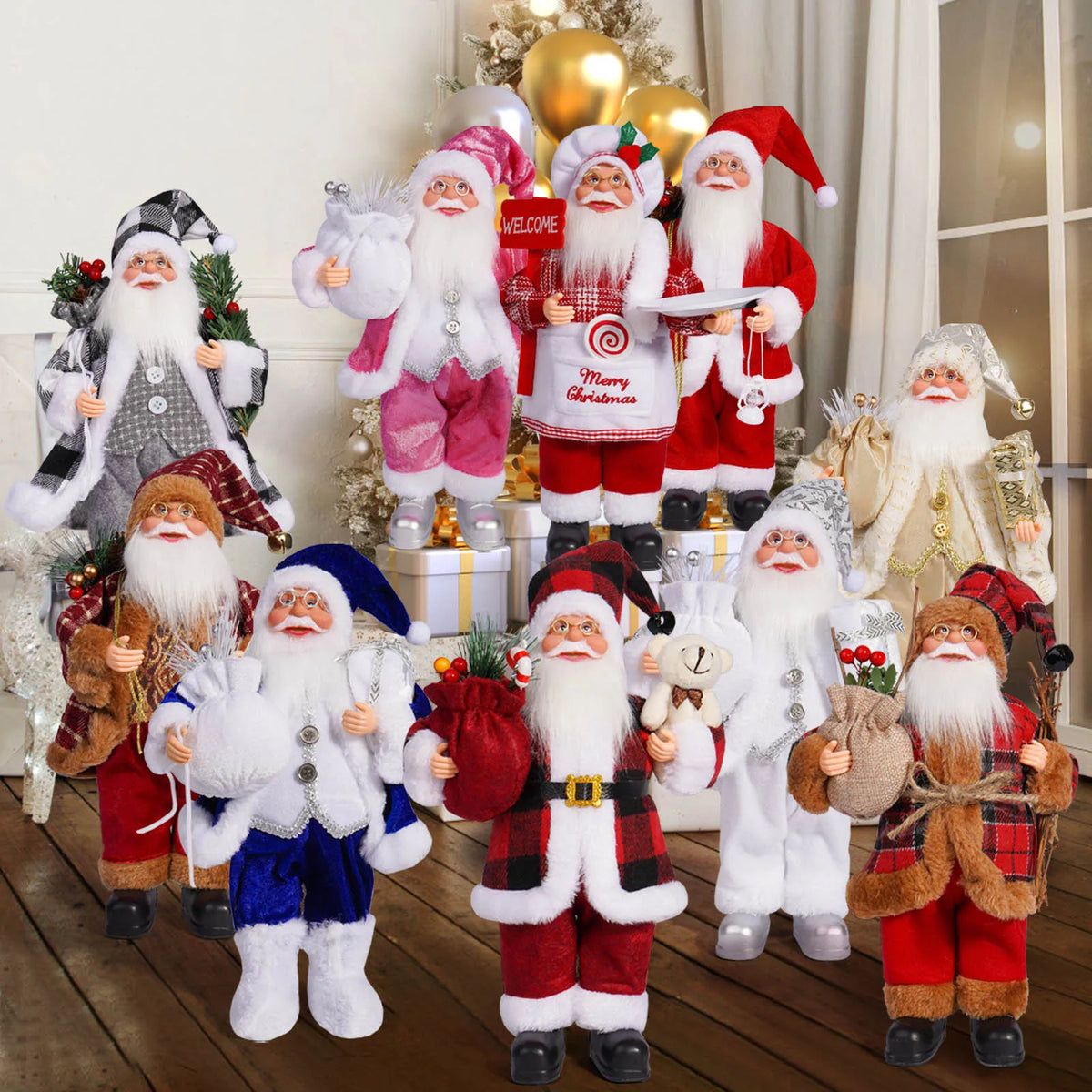 Enfeite Papai Noel de Árvore