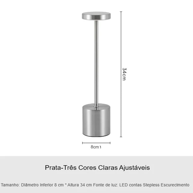 Luminária de Mesa sem Fio