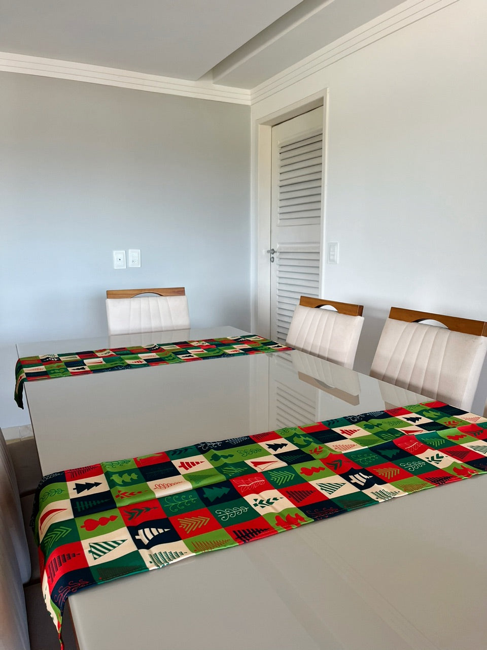 Caminho de Mesa Trilho Passadeira Retangular