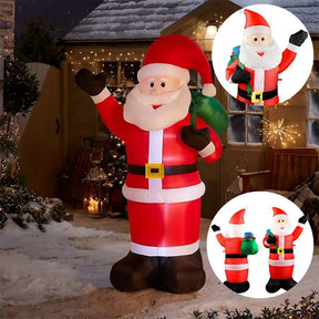 Papai Noel Inflável 1,30m Ar Livre Bivolt