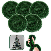 Kit 10 Peças Festão Verde Enfeite De Natal 2m Decoração Festa Promoção 8CM - Envio Imediato
