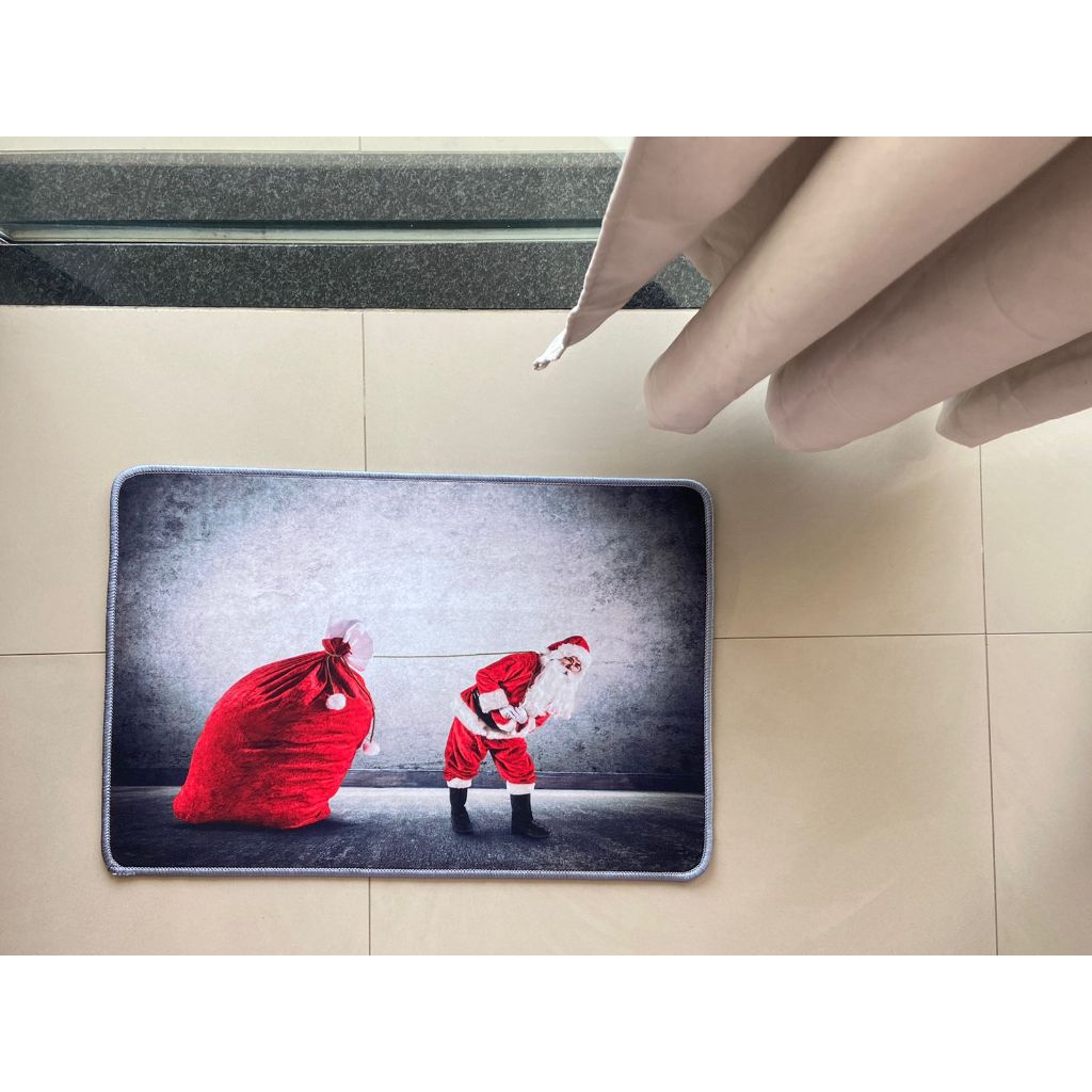 Tapete de Porta Natal Decorativo