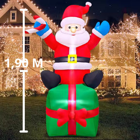 Papai Noel Inflável Sentado 1,90m