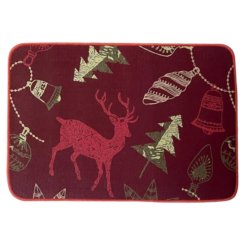 Tapete de Porta Natal Decorativo