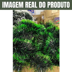 Kit 2/6 /10 Metros De Festão 9cm Enfeite Arvore De Natal  Decoração Natalina