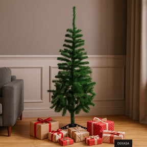 Arvore de Natal 120cm 120 Galhos Verde Decoração Pinheiro Canadense