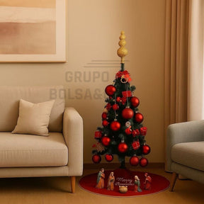 Árvore de Natal Pinheiro Verde 60cm ou 120 cm  com 50 e 100 Galhos