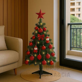 Árvore de Natal Pinheiro Verde 60cm ou 120 cm  com 50 e 100 Galhos