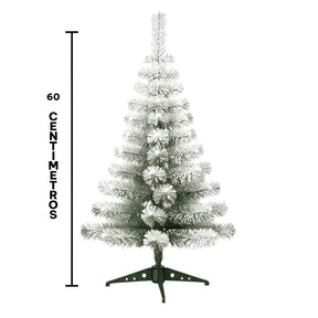 Kit Árvore De Natal + 22 Enfeites Completa Verde e Nevada Papai Noel Decoração 50 Galhos 60cm Pronta Entrega Rápida